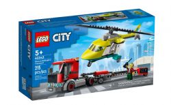 LEGO CITY GREAT VEHICLES - LE TRANSPORT DE L'HÉLICOPTÈRE DE SECOURS #60343